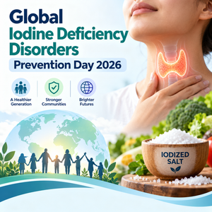 Global Iodine Deficiency Disorders Prevention Day 2026: Importance, Symptoms, Prevention and Role of Iodized Salt