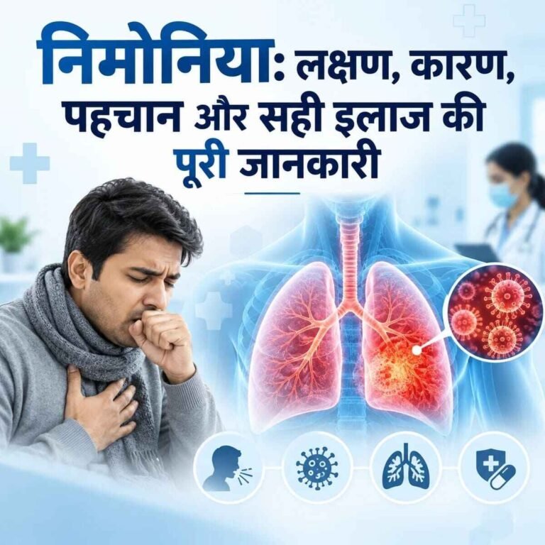 निमोनिया: लक्षण, कारण, पहचान और सही इलाज की पूरी जानकारी