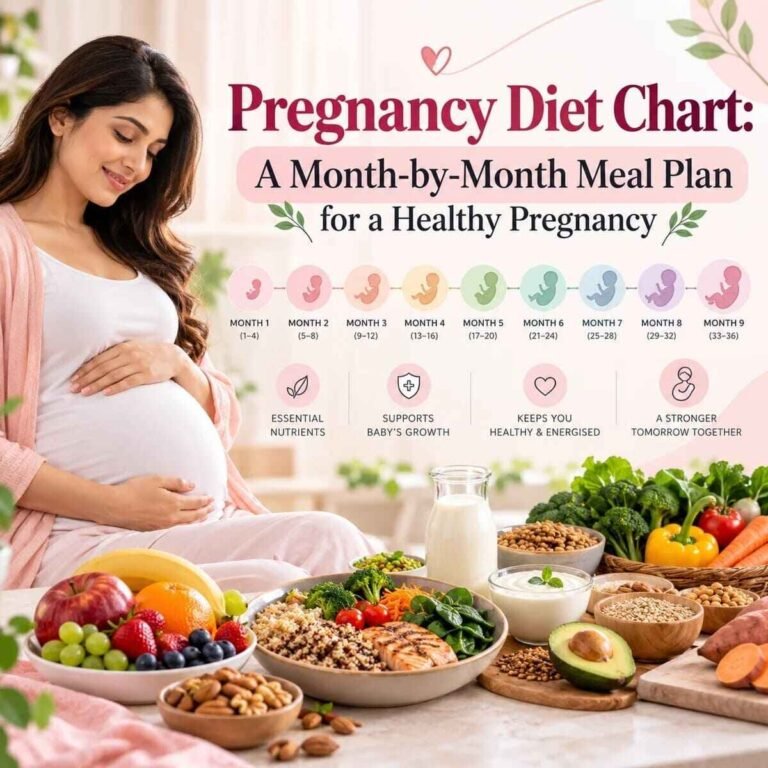 Pregnancy Diet Chart: A Month-by-Month Meal Plan for a Healthy Pregnancy